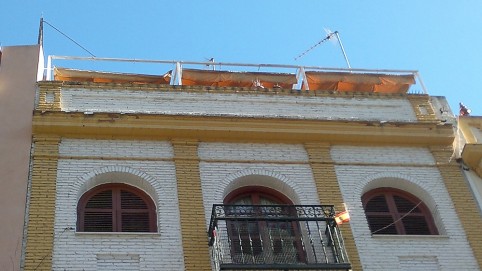 Rehabilitación de cornisa (calle Alemanes, Sevilla)